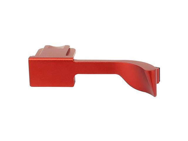 THBQR Metal Hot Shoe Thumb Up Rest Thumbs Up Hand Grip for Leica Q2 Camera Red