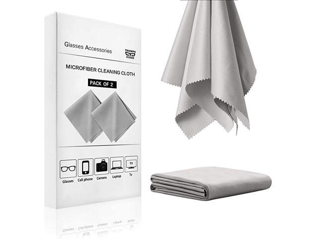 Microfiber Cleaning Cloth 15 X 15 Gun Cleaning Cloth 2 Pack Wipes for TV Electronices Screen