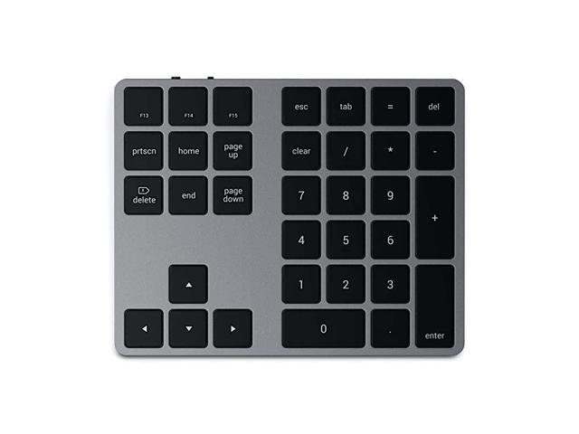 Bluetooth Extended Numeric Keypad Slim Rechargeable 34Key Numberpad Compatible with 2020 MacBook Air 2020 iPad Pro 20202019 MacBook Pro iMaciMac