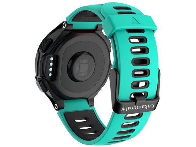 Adjustable Soft Silicone Sport Strap Replacement Wristband Compatible with Forerunner 735XT 220 230 235 620 630 Approach S20 S5 S6 Bands for Garmin