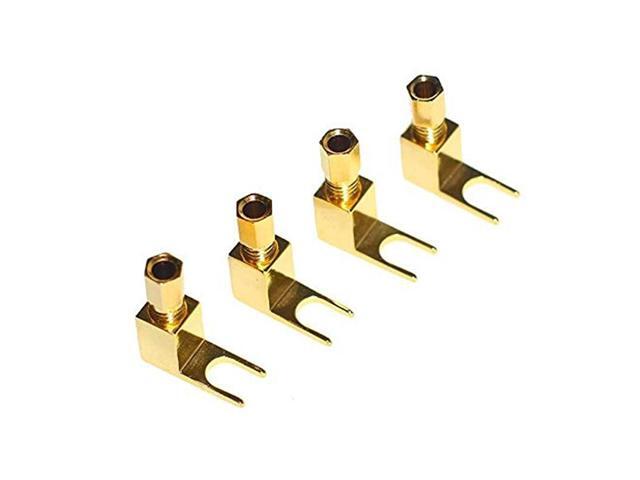 Pack pcs Total Hiend Banana to Spade Adapter PlugSpeaker Cable Connector PCS Wyyp01 Spade De L