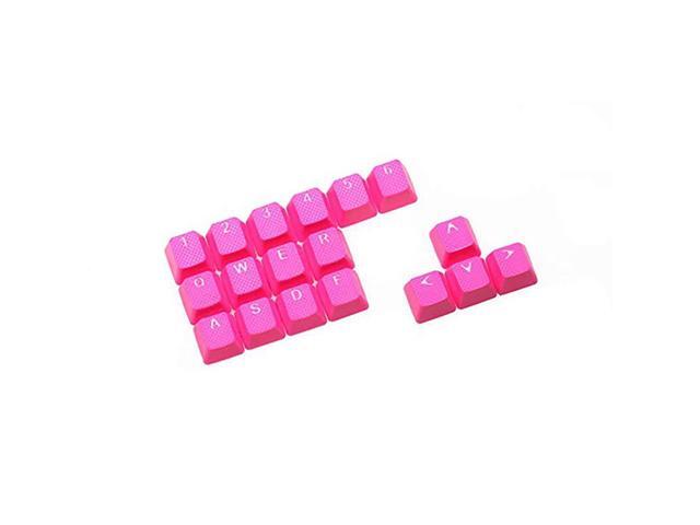 Gaming Backlit Keycaps Set for Cherry MX Mechanical Keyboards Compatible OEM Include Key Puller Neon Pink