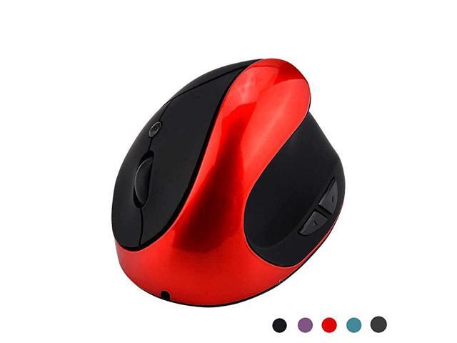 Mouse 24G Ergonomic Vertical Optical Mouse with Nano Receiver4 Adjustable DPI 8001200 16002400Rechargeable LiBattery6 Buttons for ComputerNotebook