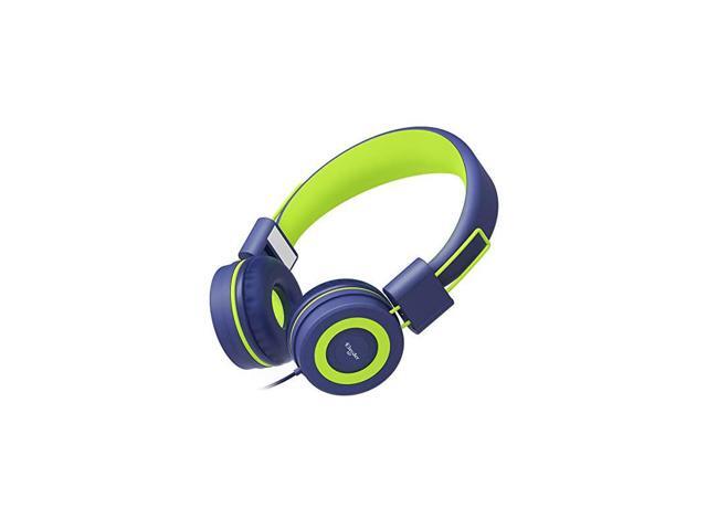 i37 Kids Headphones Children Girls Boys Teens Foldable Adjustable On Ear Headphones 35mm Jack Compatible Cellphones Computer MP34 Kindle School