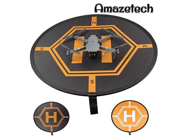 Amazetech Drone Landing Pad for RC Drones Helicopter Mavic Pro Mavic Zoom and Phantom 2344 Pro 32 80cm Mavic Pro Not Included