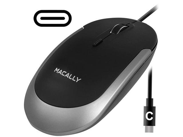 USB Type C Mouse Slim Compact Design USB C Mouse for MacBook Pro iMac PC etc Simple 3 Button Scroll Wheel Layout with DPI Switch Comfortable Plug
