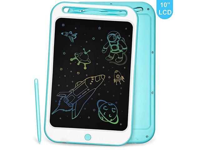 LCD Writing Tablet 10 Inches Colorful Electronic Writing Drawing Doodle Board with Memory Lock Digital Writing Pad for Kids and Adults at Home