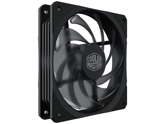 MasterFan SF120R 120mm High Performance Square Frame Fan wPWM Control Static Pressure Silent Technology for Computer Case CPU Liquid and Air Cooler