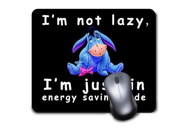Pad Disney i am not Lazy i am on Energy Saving Mode Winnie Pooh Eeyore pad NonSlip Rubber Funny Cute Mat for Gaming and Gift