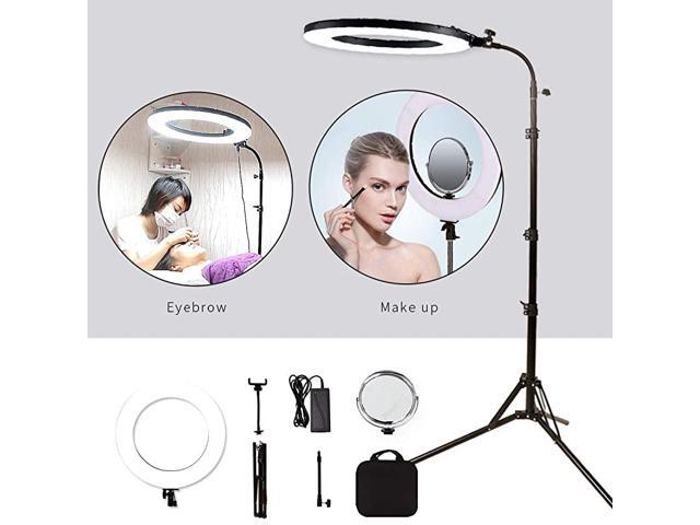 18 60W Dimmable 32005600K LED Ring Light Photography Lighting Makeup Selfie Beauty Lighting Eyebrow Tattoo Lamp Studio Video Shooting Circle Light