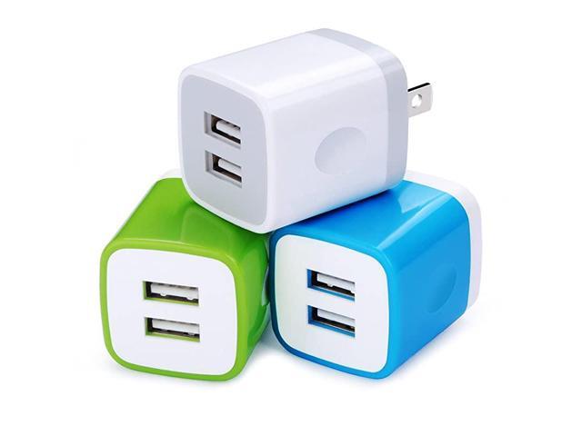 Wall Charger Charger Plug Charging Block Cube Charger Block Box 5V21A Universal Power Adapter Brick Base Compatible for Phone X876 Plus iPad