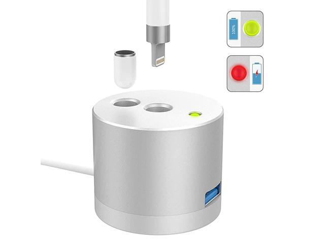 LED Charge Indicator Charging Stand Compatible with Apple Pencil 1st Gen Aluminum Charger Dock Pencil Holder Fit iPad 102 2019 iPad Pro 129 105 97