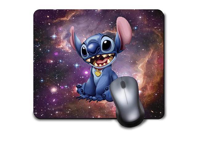 Pad Disney Black Galaxy Nebula Lilo Stitch pad NonSlip Rubber Funny Cute Mat for Gaming and Gift