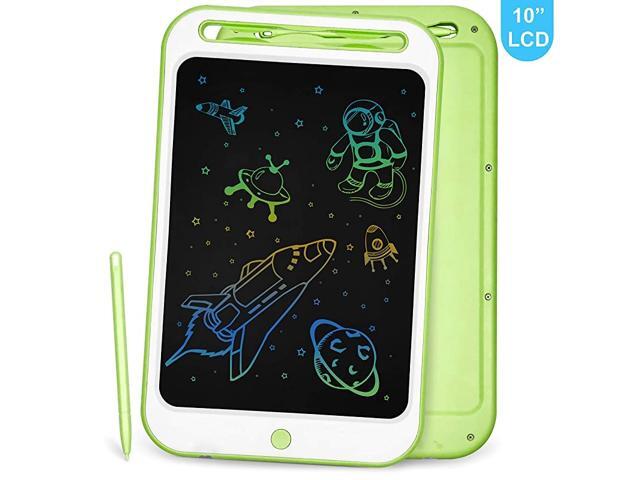 LCD Writing Tablet 10 Inches Colorful Electronic Writing Drawing Doodle Board with Memory Lock Digital Writing Pad for Kids and Adults at Home