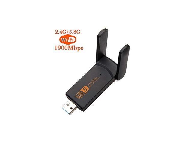 USB WiFi Adapter 1900mbps Dual Band 24G 5G Wireless Adapter Mini Wireless Network Card WiFi Dongle for LaptopDesktopPC Support Windows108817