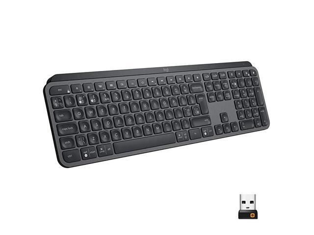 MX Keys Advanced Wireless Illuminated Keyboard Graphite