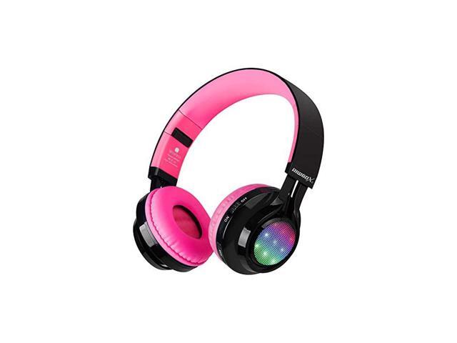 Bluetooth Headset AB005 Wireless Headphones 50 with Microphone Foldable Headphones with TF Card FM Radio and LED Light for Cellphones and All
