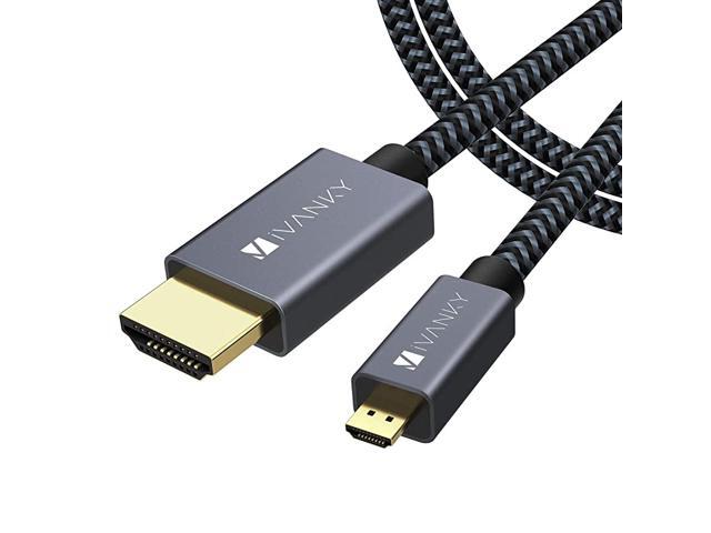 Micro HDMI to HDMI Cable High Speed 4K 60Hz Male to Male HDR HDMI 20 AdapterCompatible with GoPro Hero 76 5 GoPro Hero 2018 Sony A6600 A6400 Nikon