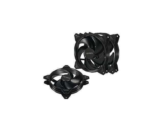 Long Life Computer Case Fan 120mm Cooling Case Fan for Computer Cases Cooling Black 3Pack PF120BK33