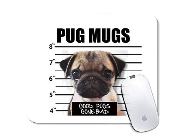Durable Dog Parteern Mouse Pad Premium Rectangle Textured Mouse Mats Pads Personalized NonSlip Mousepad for Office Work Travel HomePug Mugs