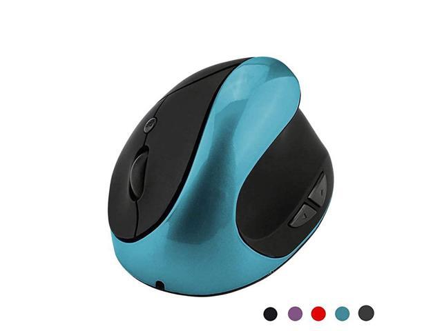 Wireless Mouse 24G Ergonomic Vertical Optical Mouse with Nano Receiver4 Adjustable DPI 800 1200 16002400Rechargeable LiBattery6 Buttons for