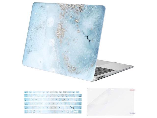 MacBook Air 13 inch Case 2020 2019 2018 Release A2337 M1 A2179 A1932 Retina Plastic Pattern Hard Shell Keyboard Cover Screen Protector Only