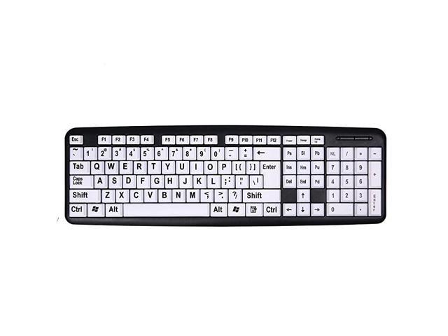 Large Print Keyboard Wired Large Letter Key Keyboard USB Keyboards for Visually Impaired