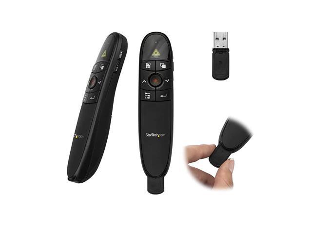 com Wireless Presentation Remote with Red Laser Pointer 90 ft PowerPoint Presentation Clicker for Mac Windows PRESREMOTE