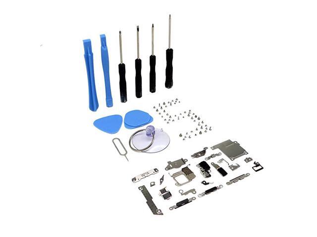 Metal Plate Cover Parts for iPhone 5Bracket Replacement Inlcuding Complete Full Screw Set and Reapir Tool Kit for iPhone 5