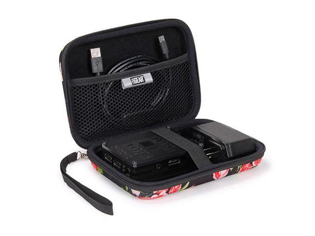 Mini PC Case Compatible with Raspberry Pi 3 Raspberry Pi 4 Raspberry Pi Zero and Model B Motherboard Water Resistant Accessory Storage Wrist Strap
