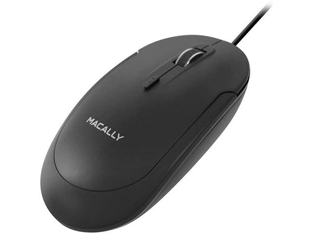 Silent Wired Mouse Slim Compact USB Mouse for Apple Mac or Windows PC LaptopDesktop Designed with Optical Sensor DPI Switch Simple Comfortable