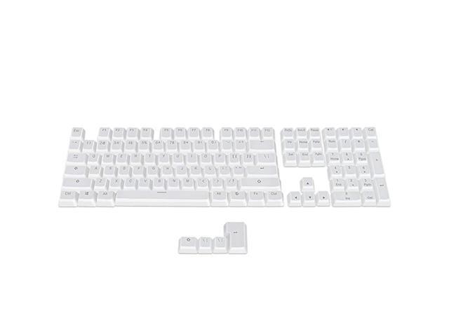 112 Double Shot PBT Pudding Keycap Set OEM Profile ANSI ISO Layout Backlit Keycaps with Translucent Layer for DIY MX Switches 606187 TKL104 RGB