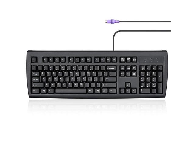 Periboard107 Wired PS2 Full Size Keyboard US English Layout