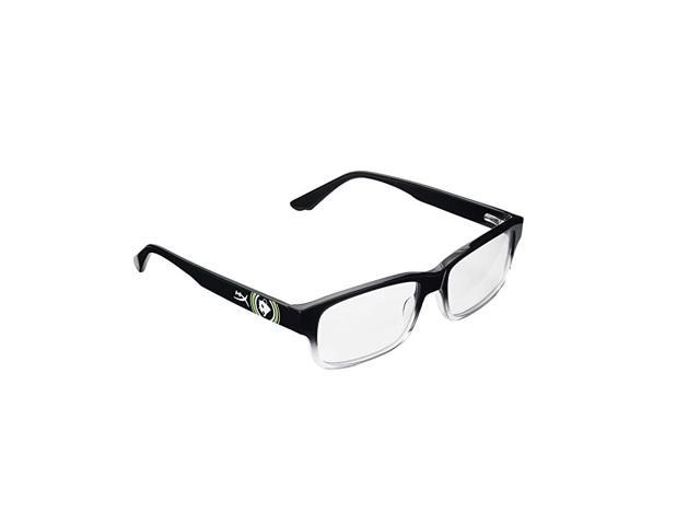 Spectre 1st Edition Gaming Eyewear Blue Light Blocking Glasses UV Protection Durable Acetate Frame Crystal Clear Lenses Microfiber Pouch Hardshell