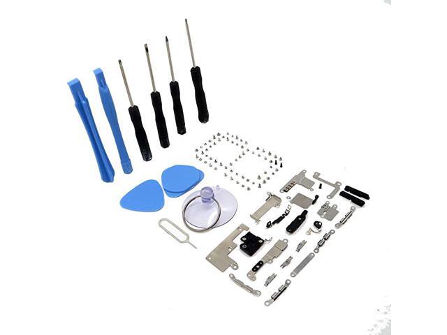 Metal Plate Cover Parts for iPhone 8Bracket Replacement Inlcuding Complete Full Screw Set and Reapir Tool Kit for iPhone 8