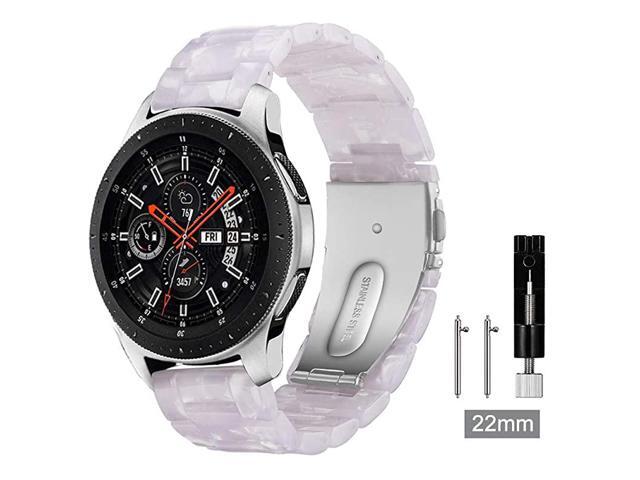 Compatible with Galaxy Watch 46mm Watch Band 22mm Colorful Resin Replacement Strap Band for Samsung Gear S3 FrontierGear S3 ClassicGalaxy Watch 3
