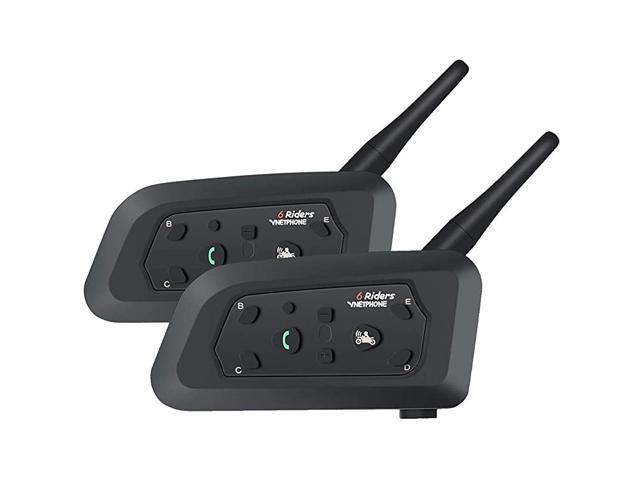 Motorcycle Helmet Bluetooth Intercom BT Multi Interphone Headset 1200M Bluetooth Motorbike Intercom Interphone Skiing Helmet Communication System