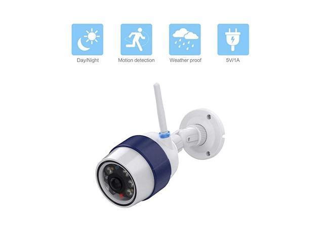 1 Pack Bullet Dummy Fake Surveillance Camera with Motion Sensor LED Security Light Indoor and Outdoor