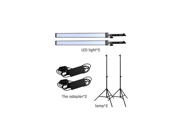 Photography Studio LED Lighting Kit Adjustable Light with Light Stand Tripod Photographic Video Capture Portraits