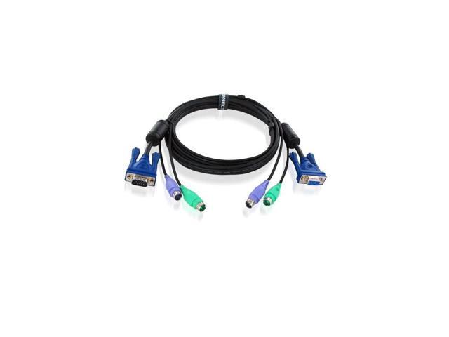 SPS10P Sinmax 3in1 Kvm Cable For Ps2 System 10 feet