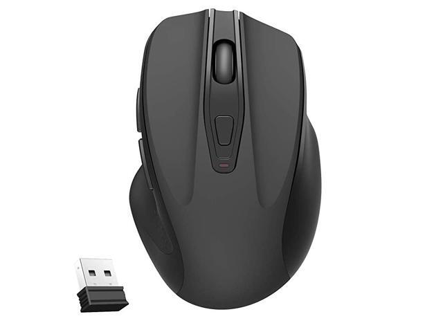 Mouse 24G Noiseless MouseErgonomic Optical Mouse with USB Receiver for LaptopPCComputerNotebook6 Buttons