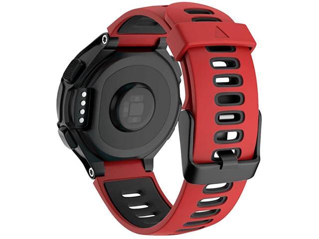 Soft Silicone Sport Strap Replacement Wristband Compatible with Forerunner 735XT 220 230 235 235Lite 620 630 Approach S20 S5 S6 Bands for Garmin