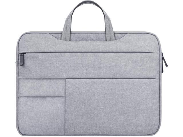 Laptop Sleeve Carrying Case Compatible with 156 Inch Notebook Computer Chromebook Briefcase Handbag with Hidden Handle Multiple Pocket Protective