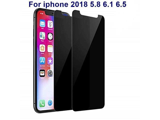 [2-Pack] iPhone X XS XR XS Max Privacy Anti- Tempered Glass Screen Protector