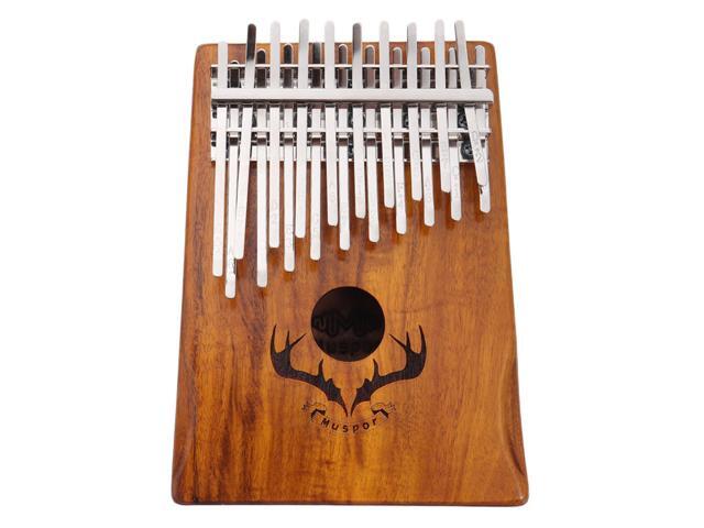 Muspor 20 Keys Kalimba Acacia Wood Thumb Piano Mbira Keyboard Musical Instrument for Beginner