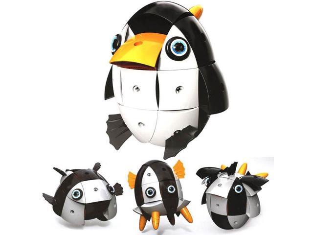 Parcae NS002 90PCS Magnetic Magic Wisdom Ball Black White Penguin Blocks Various Deformation Toys