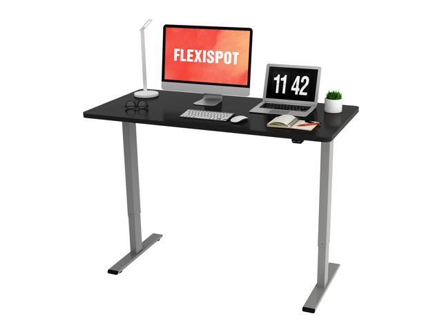 FlexiSpot Home Office Electric Height Adjustable Desk 55' x 28' Width Desktop Computer Desk Ergonomic 2-Button Controller Standing Desk Computer
