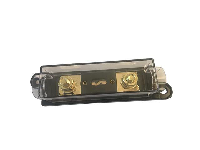 ANL Gold Plated Fuse 100 Amp + ANL Fuse Holder Black 1 Pack