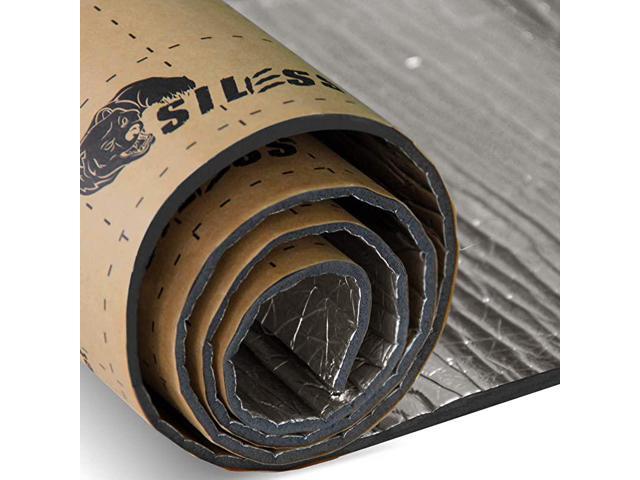 Liner 157 mil Aluminum Foil Finish Car Sound Deadening Heat Insulation Closed Cell Foam PE Foam Sound Deadener 157 mil 30 sqft