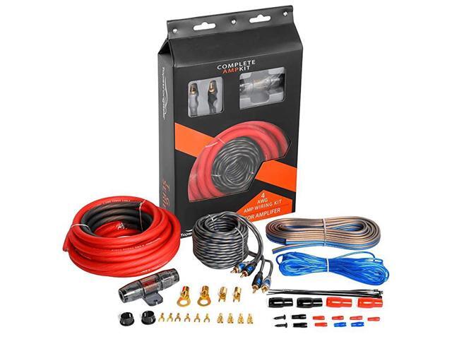 4 Gauge Amp Kit True 4 AWG Amplifier Installation Wiring Amp Kit Install Cables